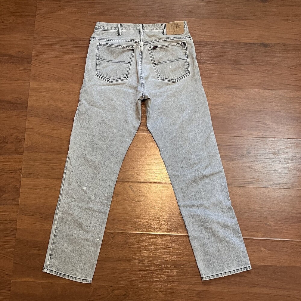 Vintage 1970s GAP Jeans Gray Light Stone Acid Wash Denim 30X30 1980s grunge punk